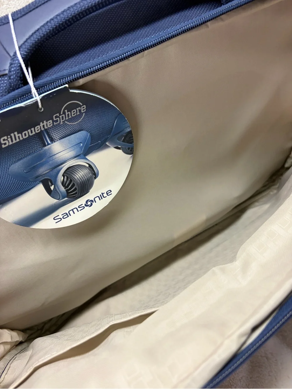 Samsonite Navy carry on bag